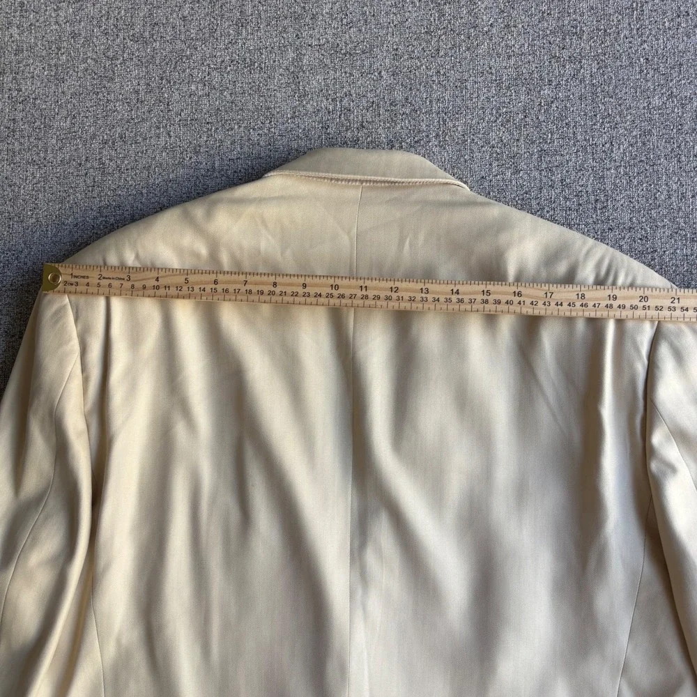 Ralph Lauren Sport Coat Mens 46R Silk Herringbone Tan Blazer Dillard's